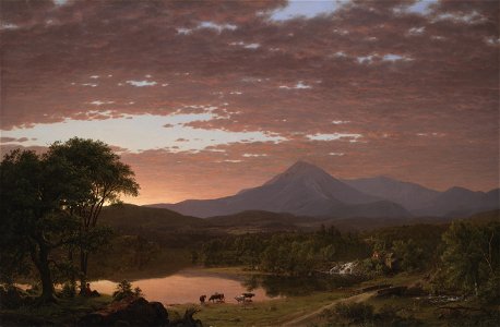 Mt Ktaadn by Frederic Edwin Church 1853