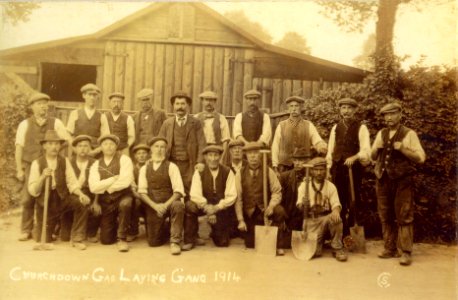 Churchdown Gas Laying Gang, 1914