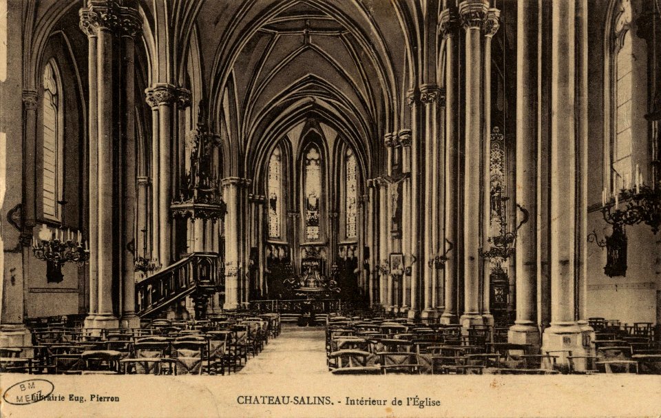 Château -Salins - Intérieur de l'Église FIC MUT 0367