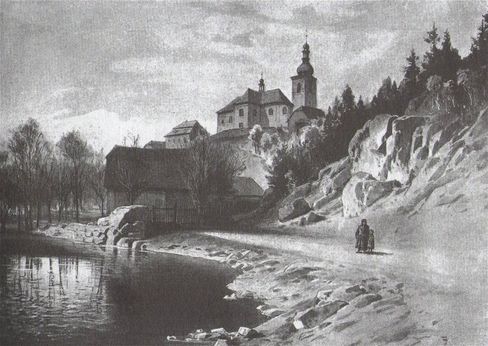 Church of the Nativity of Saint John the Baptist Pribyslav by Karel Liebscher