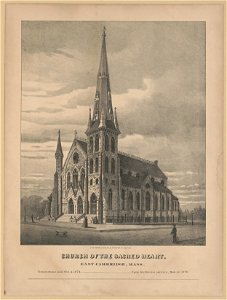 Church of the sacred heart. East Cambridge, Mass. LCCN2004667206