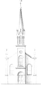 Church Sloten front elevation