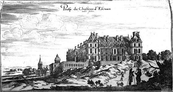 Château d'Escouan 1656 Zeiller 13780
