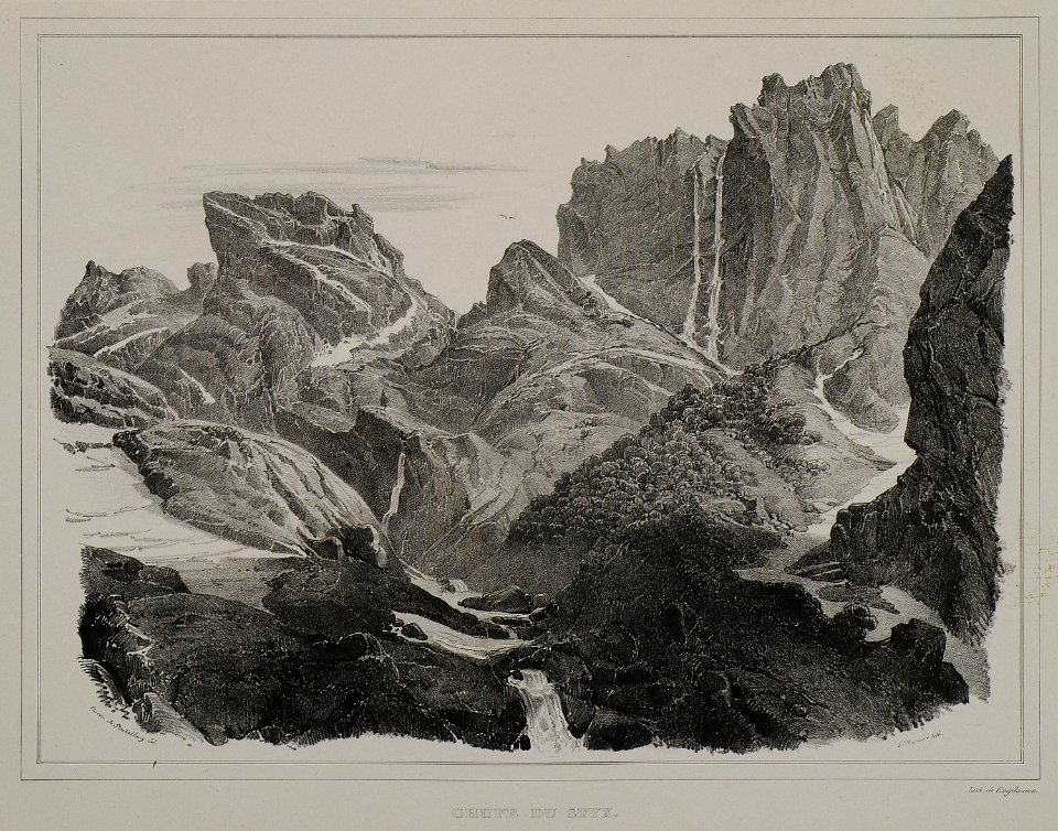 Chute du Styx - Stackelberg Otto Magnus Von - 1834