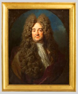 Château de Bussy-Rabutin - Portrait d'un homme au jabot à dentelle (bgw19 0338)
