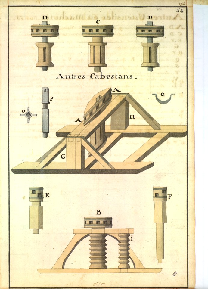Châssis de cabestan