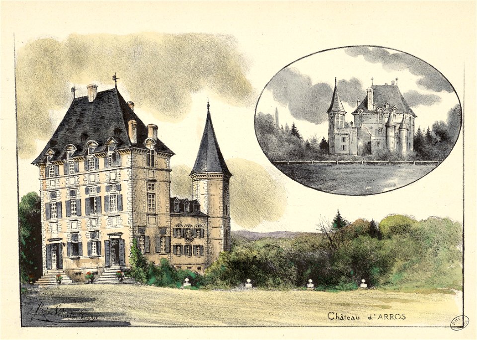 Château d'Arros - Fonds Ancely - B315556101 A SAINTMARTIN 005