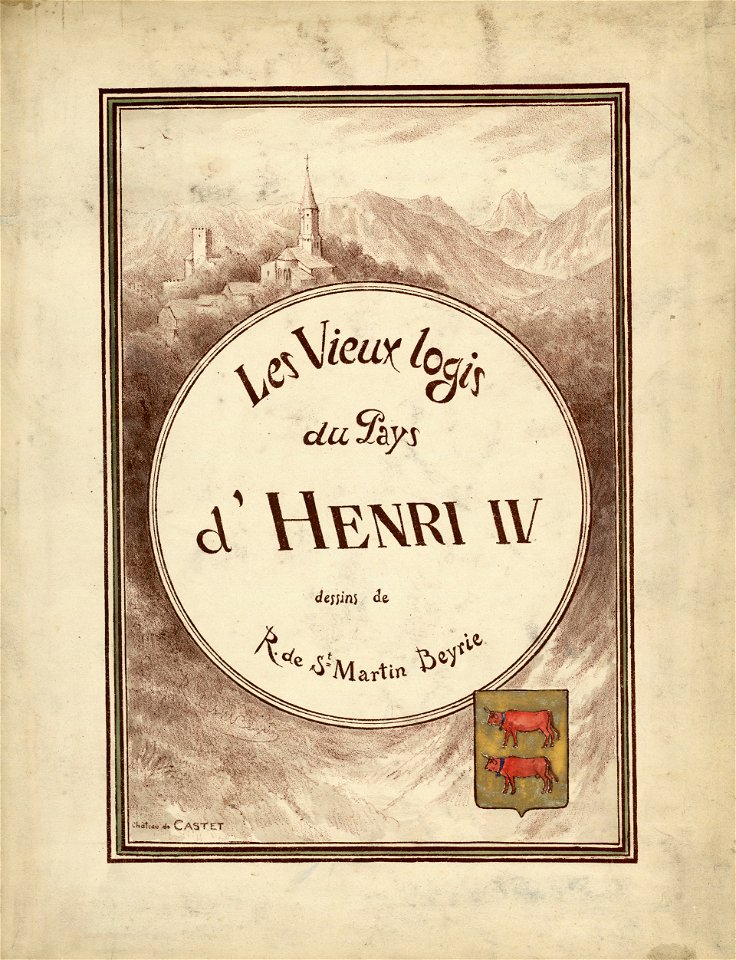 Château de Castet (couverture) - Fonds Ancely - B315556101 A SAINTMARTIN 001
