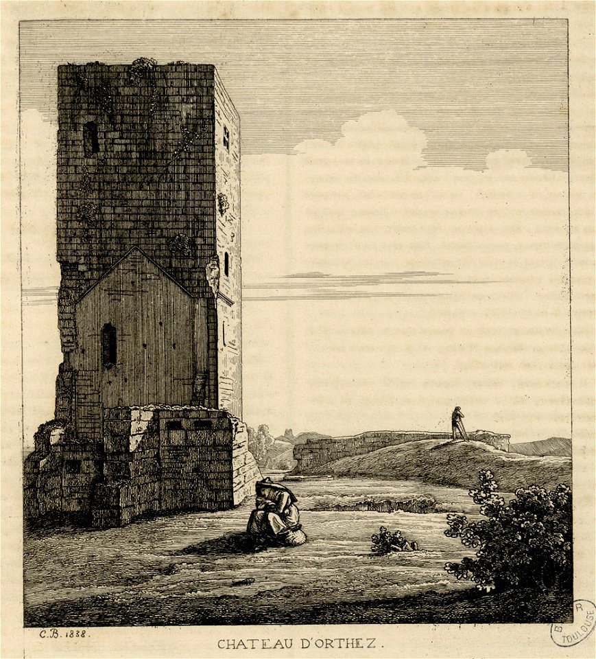 Château d'Orthez - Fonds Ancely - B315556101 A PELERIN 173