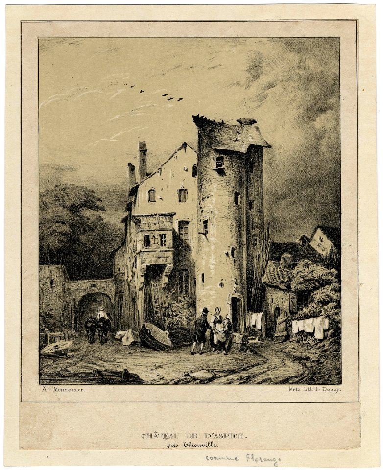 Château de d'Aspich près Thionville FIE IPO 022