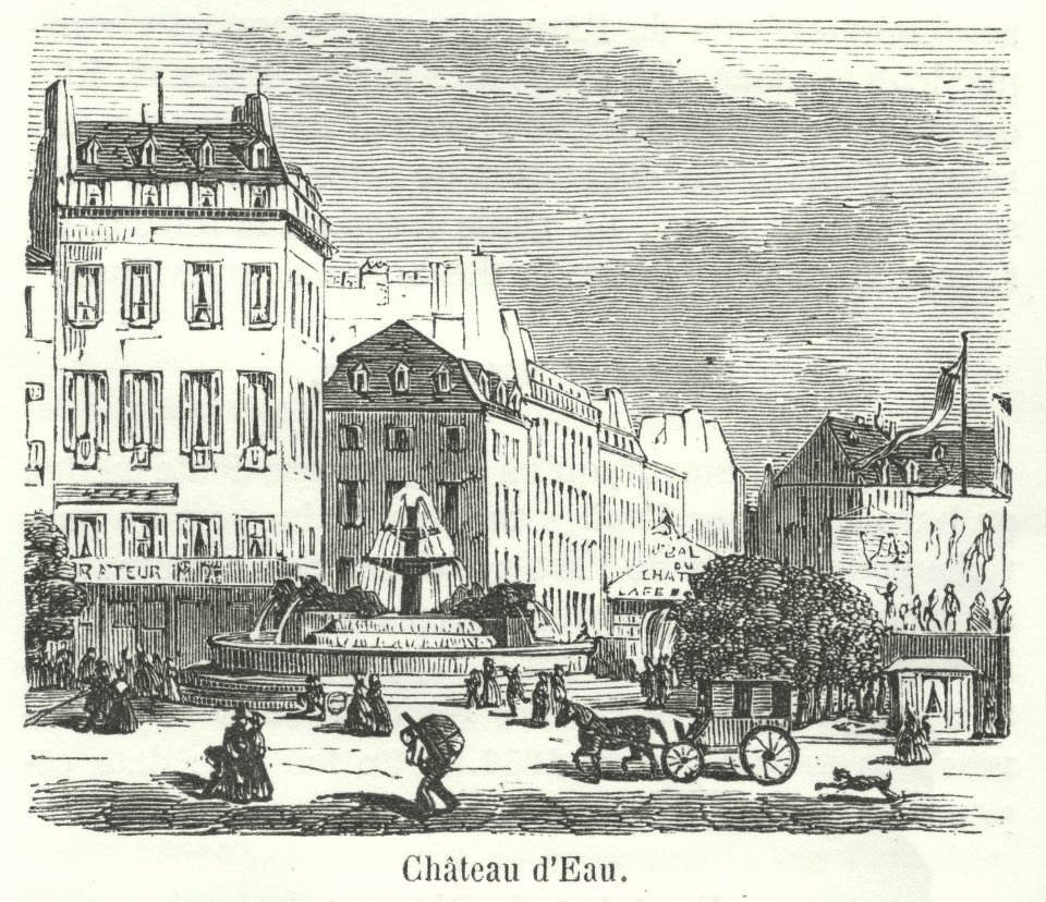 Château d'eau, 1855