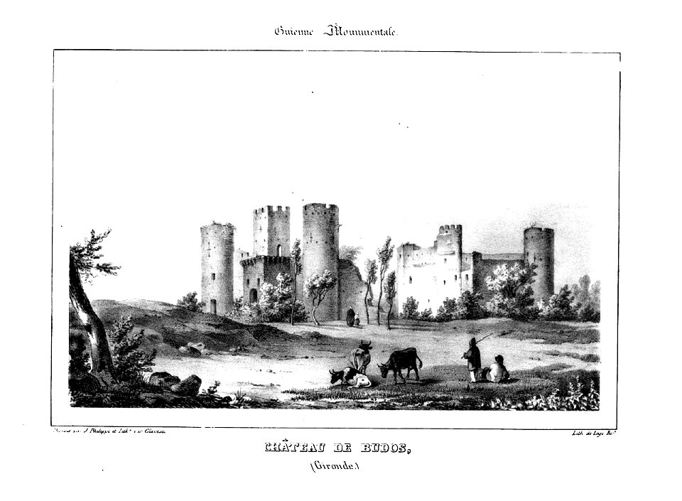 Château de Budos (Ducourneau 1844)