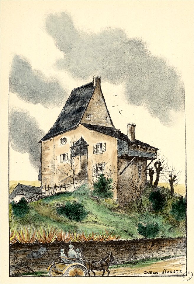 Château d'Izeste - Fonds Ancely - B315556101 A SAINTMARTIN 022