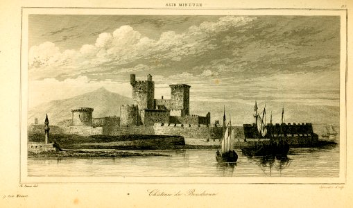 Château de Boudroum - Texier Charles Félix Marie - 1882