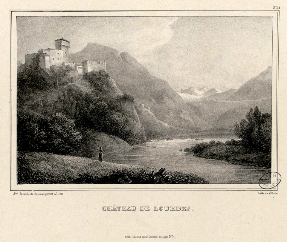 Château de Lourdes - Fonds Ancely - B315556101 A SARAZINDEBELMONT 013