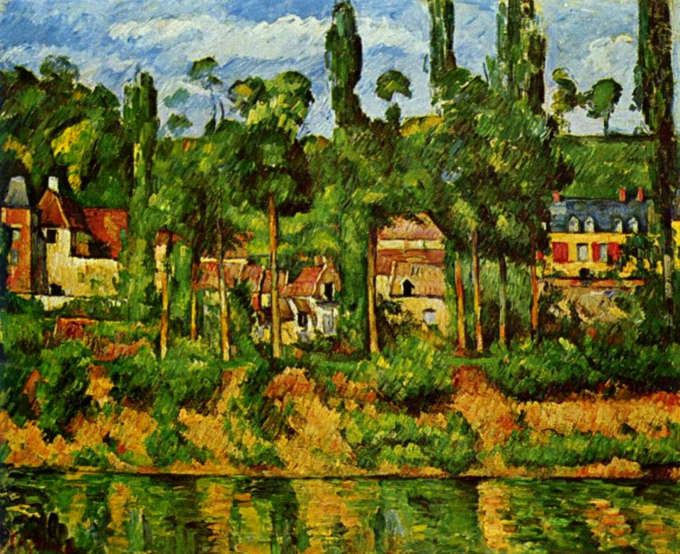 Château de Médan, par Paul Cézanne, Yorck