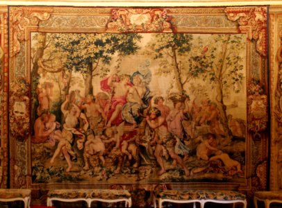 Château de Versailles, antichambre du grand couvert, L'Automne ou Le triomphe de Bacchus et d'Ariane, Pierre Mignard