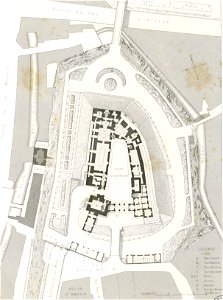 Château de Pau. Etat actuel. Plan général - Fonds Ancely - B315556101 A LAFOLLYE 077