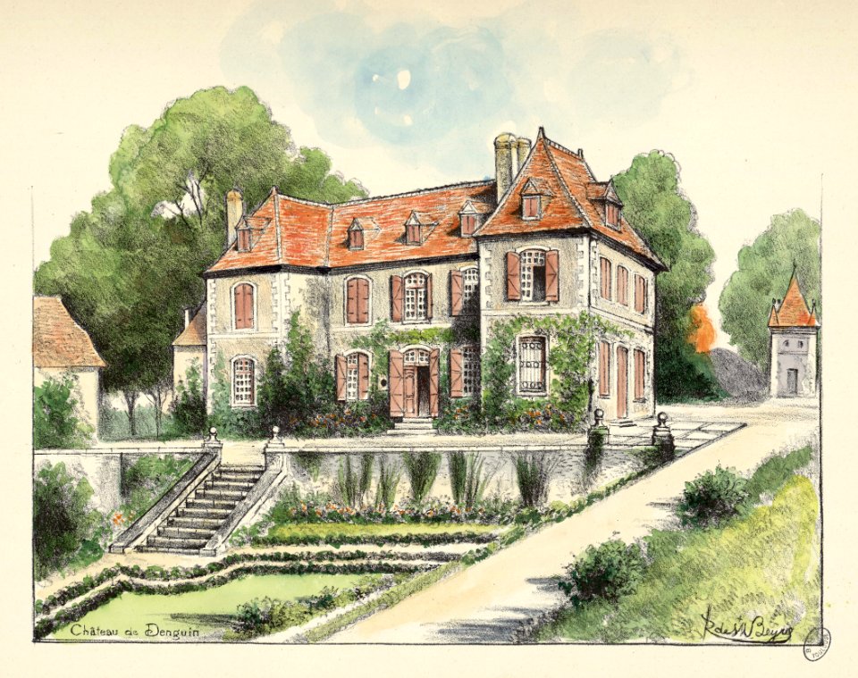 Château de Denguin - Fonds Ancely - B315556101 A SAINTMARTIN 015