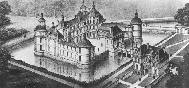 Château de Tanlay, dessin