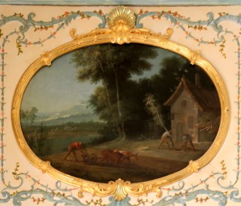Château de Versailles, appartements de la Dauphine, cabinet intérieur, Printemps, Jean-Baptiste Oudry