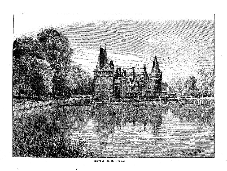 Château de Maintenon-gravureXIXe