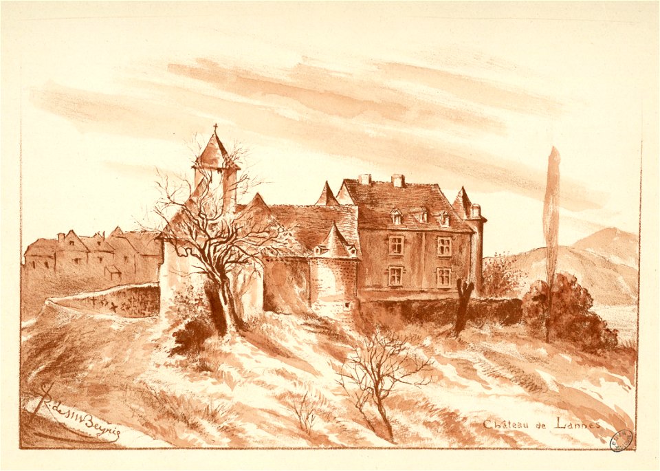 Château de Lannes - Fonds Ancely - B315556101 A SAINTMARTIN 025