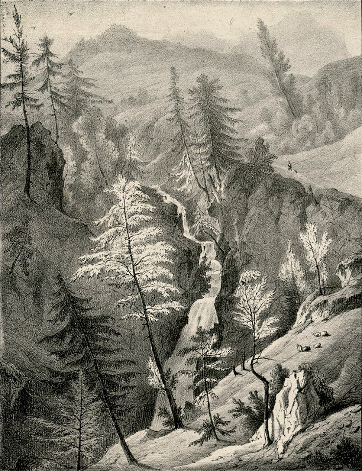 Chûte de l'Adour d'Aure près Grip (i.e. Gripp) (Hautes Pyrénées) - Fonds Ancely - B315556101 A DEFER 021