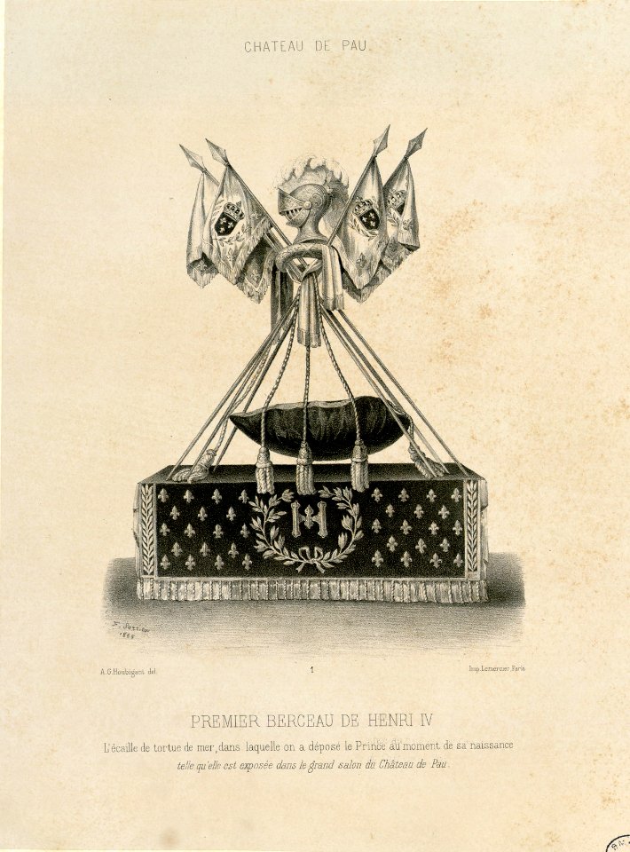 Château de Pau - Premier berceau de Henri IV - Fonds Ancely - B315556101 A HOUBIGANT 010