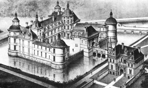 Château de Tanlay, dessin cropped