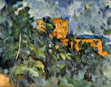 Cezanne - Im Park von Chateau Noir - Free Stock Illustrations