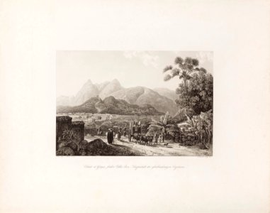 Cidade de Goyaz, früher Villa Boa, Hauptstadt der gleichnahmigen Capitanie, da Coleção Brasiliana Iconográfica