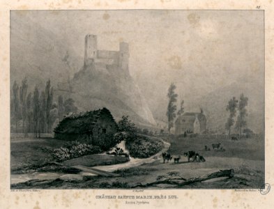 Château Sainte Marie, près Luz (Hautes Pyrénées) - Fonds Ancely - B315556101 A JACOTTET 1 036