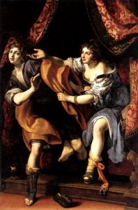 Giuseppe e la moglie di Putifarre, Ludovico Cigoli, Roma, Galleria Borghese (1610), olio su tela