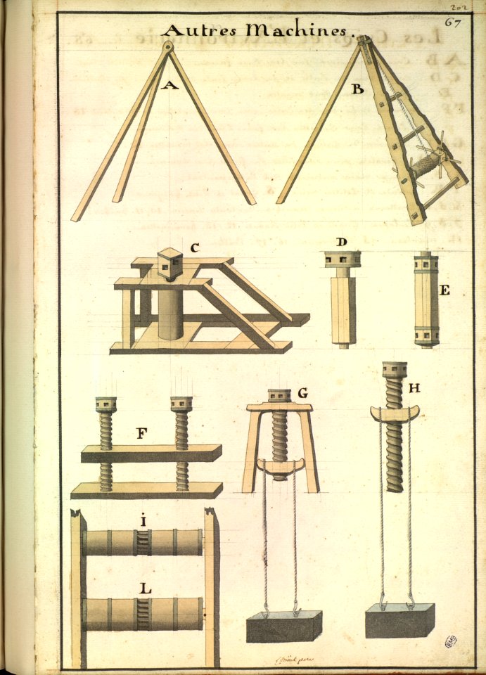 Chèvres cabestan et vis