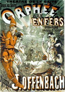 Chéret Orphee aux Enfers