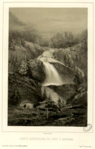 Chûte supérieure du pont d'Espagne - Fonds Ancely - B315556101 A ABADIE 2 078