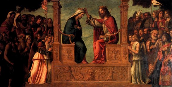 Cima da conegliano, incoronazione della vergine