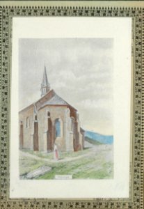 Chœur de l'église d'Obersteigen par Charles Rouge