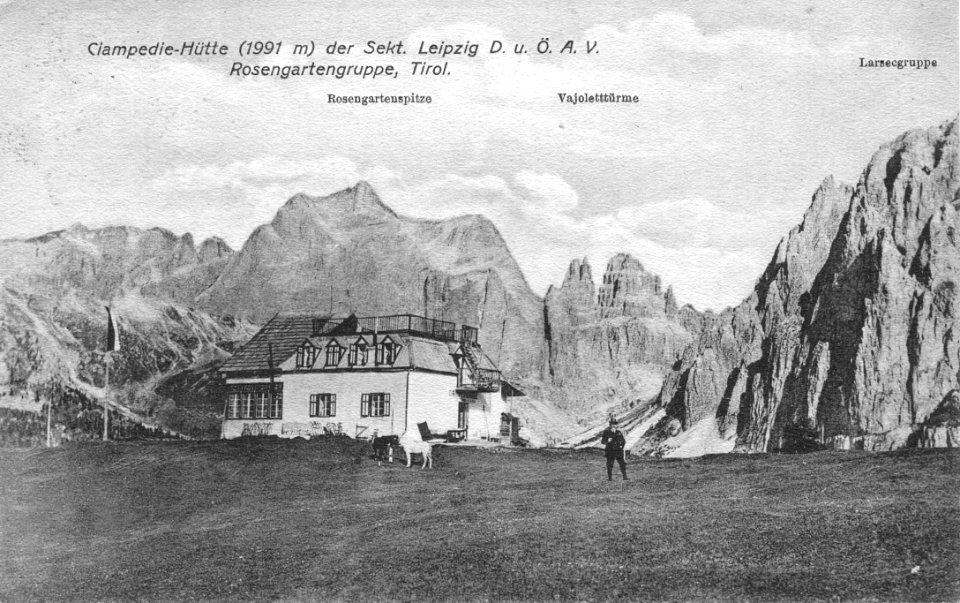 Ciampedie-Hütte 1923