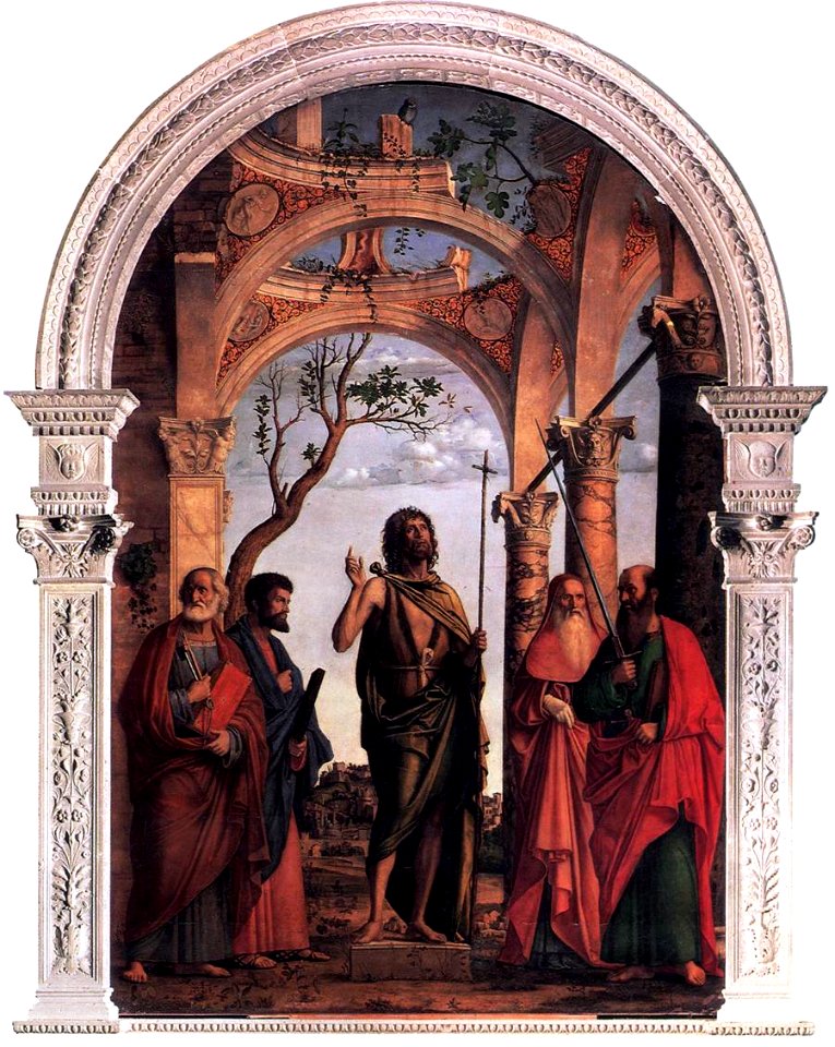 Cima da conegliano, san giovanni battista e santi 02