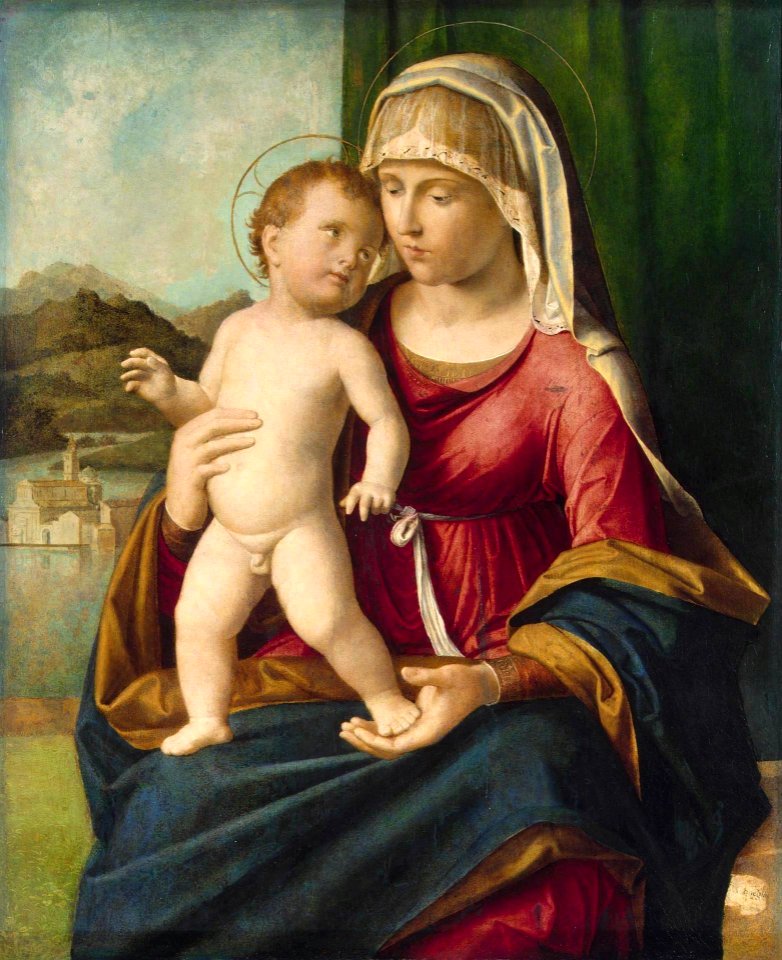 Cima da conegliano, madonna col bambino, hermitage