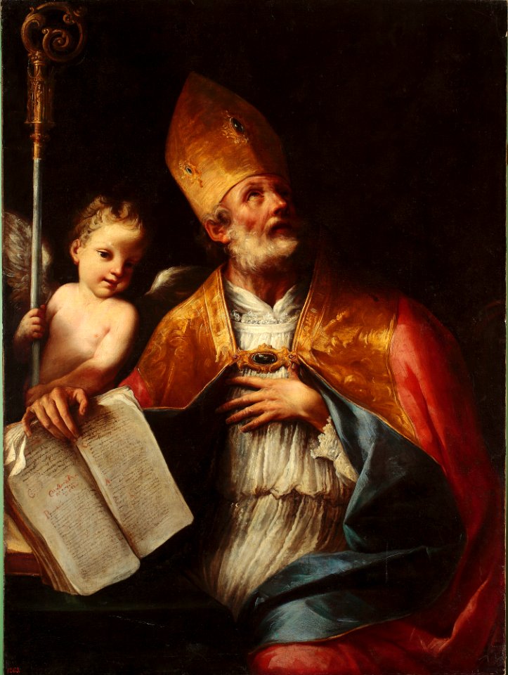 Carlo Cignani - Saint Augustine - M.Ob.1102 - National Museum in Warsaw