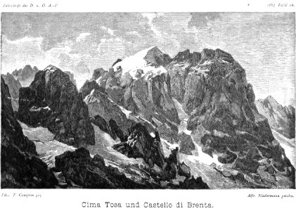 Cima Tosa und Castello di Brenta