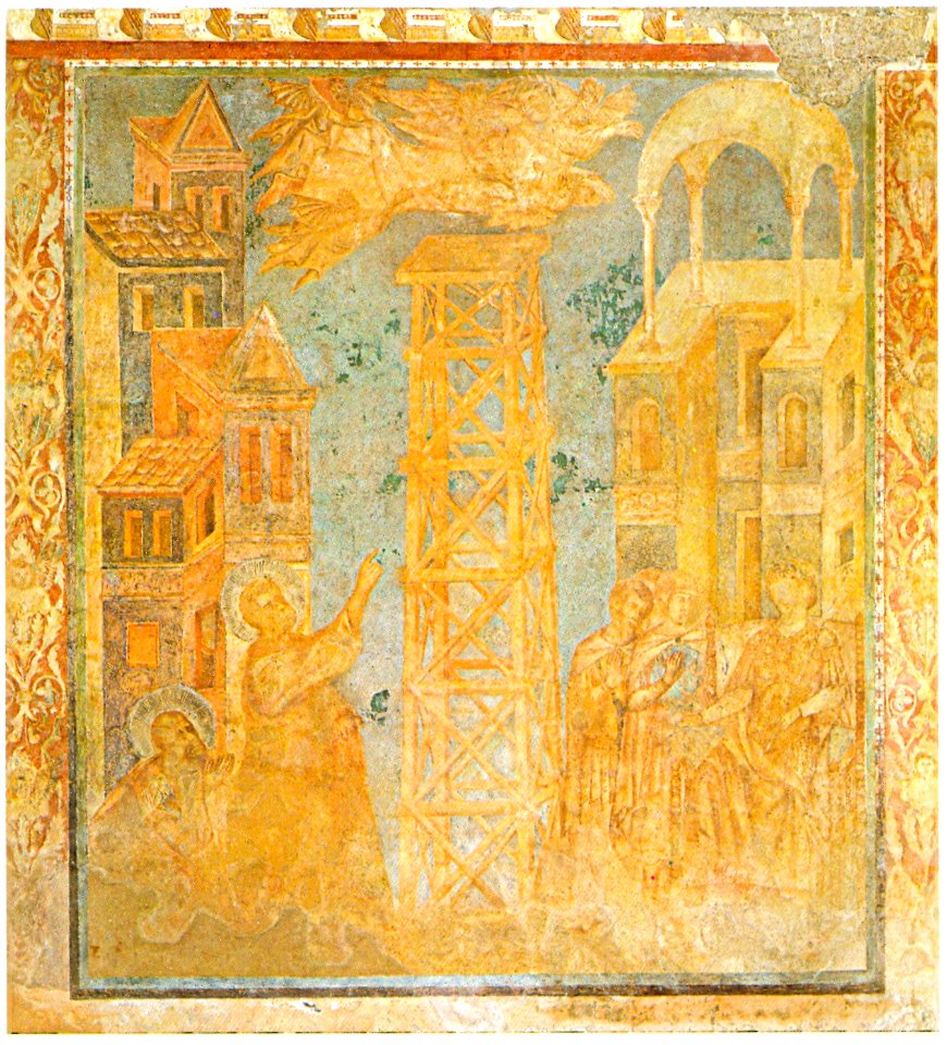 Cimabue, caduta di simon mago