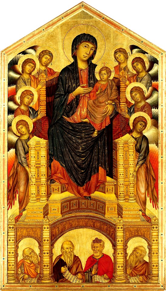 Cimabue Trinita Madonna