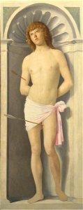 Giambattista Cima da Conegliano - Saint Sebastian. Free illustration for personal and commercial use.