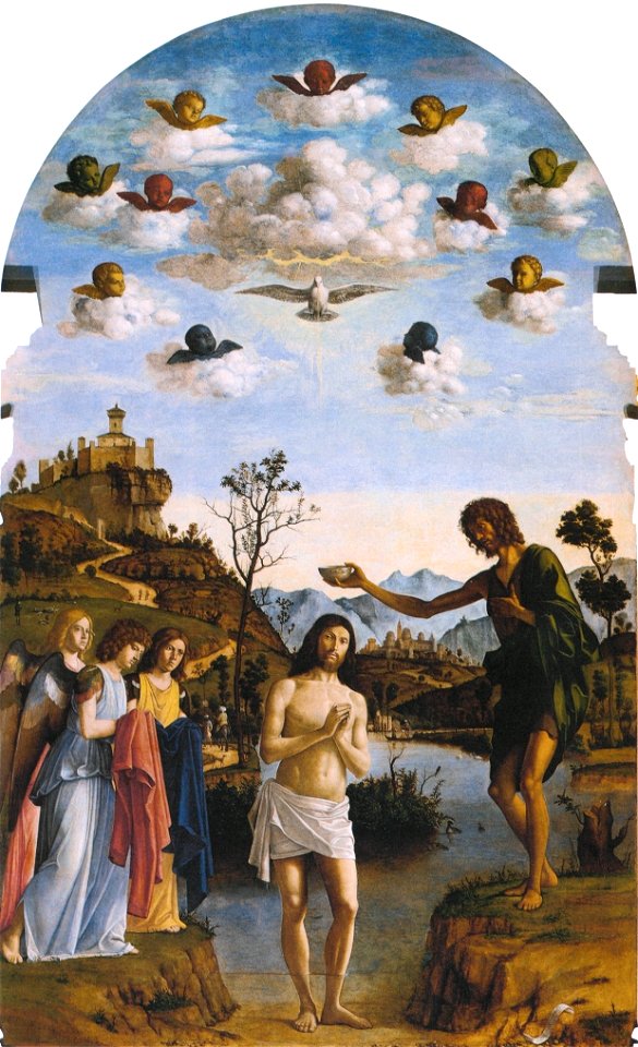 Cima da conegliano, battesimo di cristo