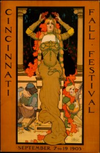 Cincinnati Fall Festival, September 7 to 19, 1903 ad - LCCN2002706758 (cropped)