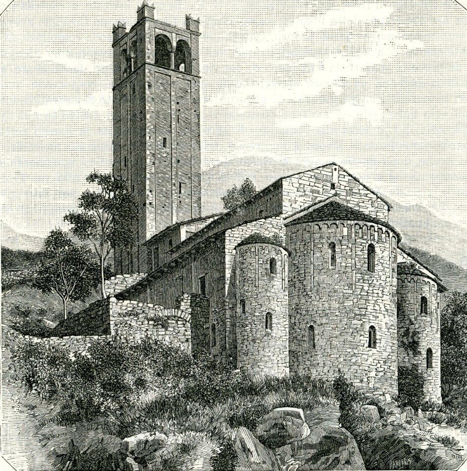 Cimmo Pieve di San Siro xilografia di Barberis
